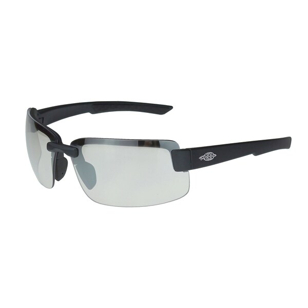 Crossfire Safety Glasses, Wraparound I/O Polycarbonate Lens, Scratch-Resistant,  - 440615