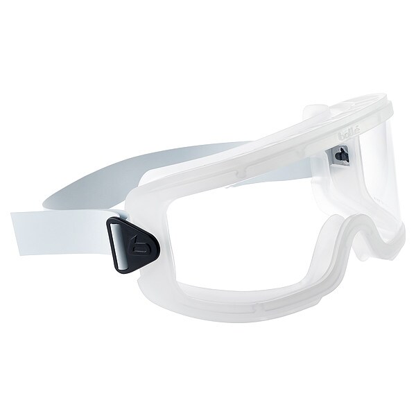 Bolle Safety Safety Goggles, Anti-Fog, Anti-Scratch, Clear Lens, Universal - ELATPR2