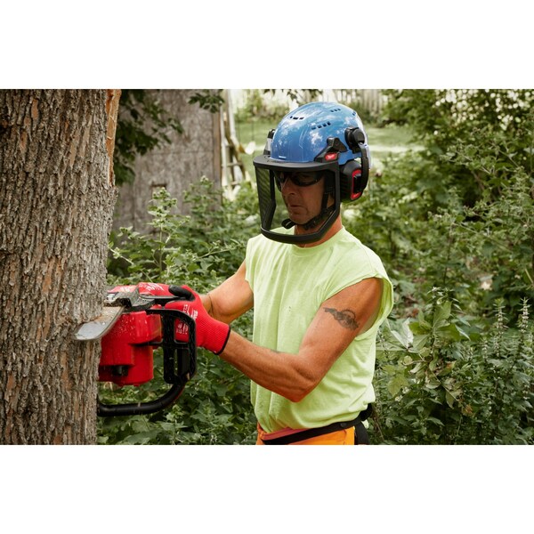 Milwaukee Tool BOLTâ„¢ 5PK Mesh Shield Replacement (No-brim Helmet Only Mount), Gray Visor, 9.3 in Height - 48-73-1434