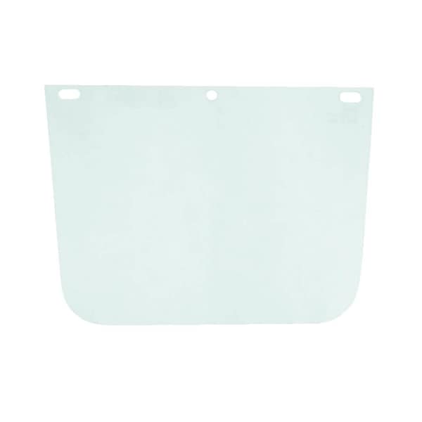 Sellstrom Polycarbonate Face Shield Window, 8 in x 16.5 in x .040 in, Fits  4178, Clear - S37607