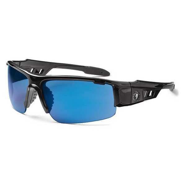 Ergodyne Dagr, Safety Glasses Polarized, Blue Lens, Half-Frame, Traditional - DAGR