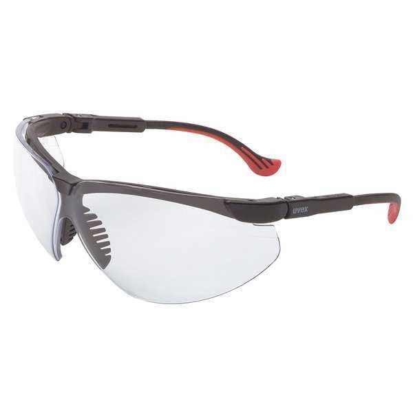 Honeywell Uvex Genesis XC, Safety Glasses Anti-Scratch, Clear Lens, Half-Frame, Wraparound - S3300