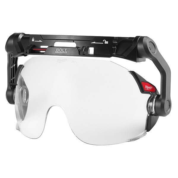 Milwaukee Tool BOLT Clear Dual Coat Lens Eye Visor for Milwaukee Safety Helmets - 48-73-1411
