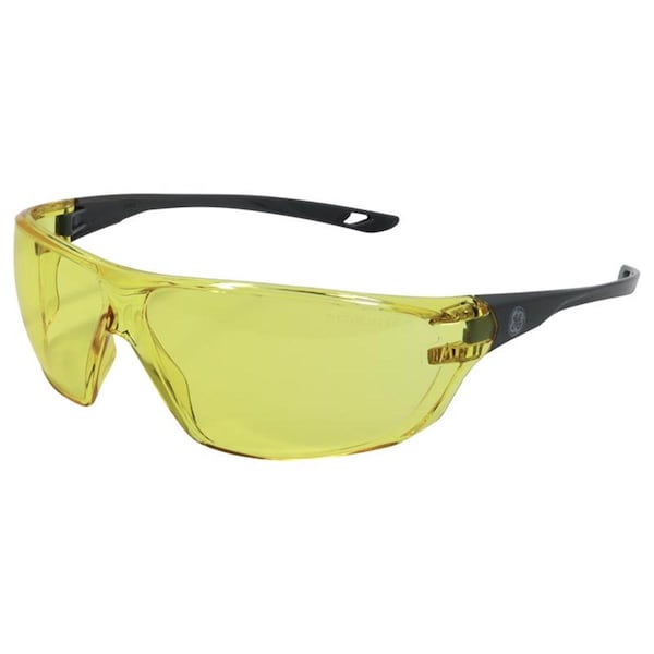 General Electric 03 Series Anti-Fog Impact-Resistant Safety Glasses - Amber Lens Gray Frame - 2022418