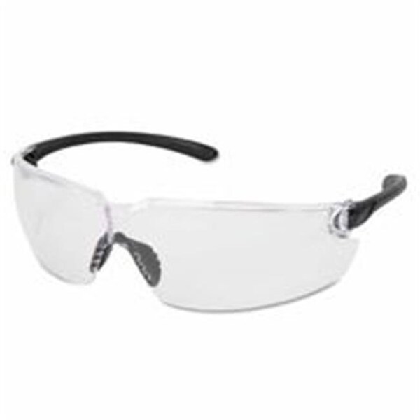 Exotic Blackkat Safety Glasses; Clear Polycarb Scratch-Resistant Lenses; Polycarb Frame - EX447693