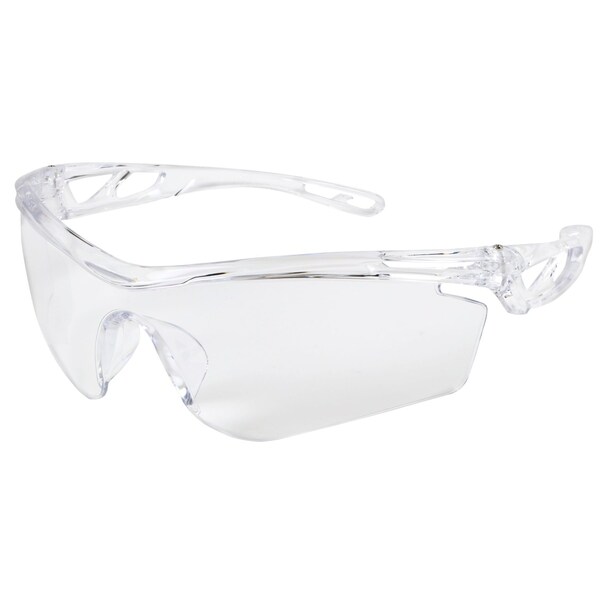 Mcr Safety Glasses, Checklite CL4 Clear MAX6 Lens, 12PK - CL410PF
