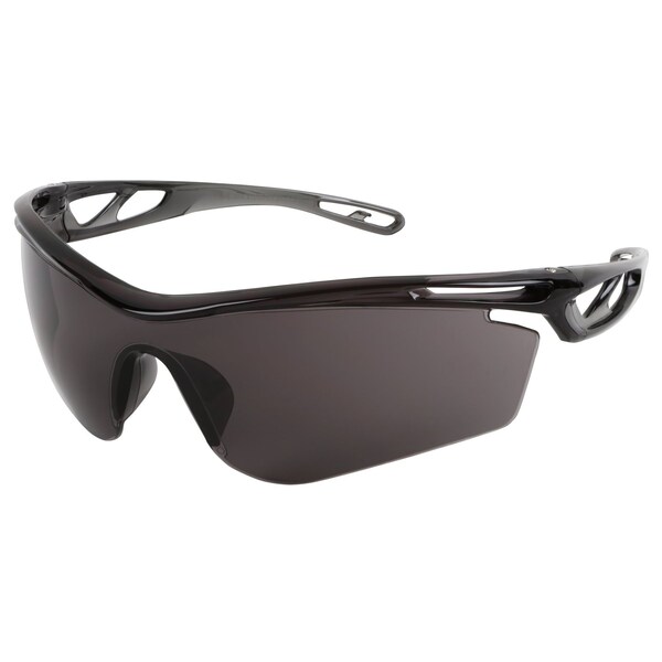 Mcr Safety Glasses, Checklite CL4 Gray MAX6 Lens, 12PK - CL412PF
