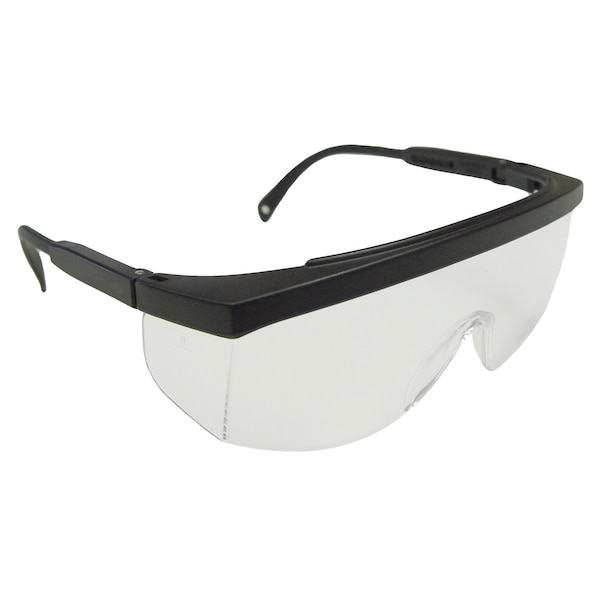 Radians Safety Glasses, Clear Polycarbonate Lens, Uncoated, 12PK - GX0110ID
