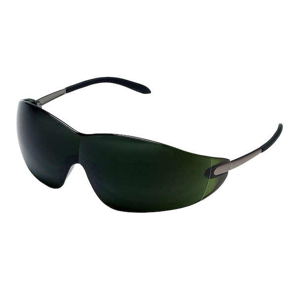 Mcr Safety Glasses, S21 Filter 5.0 Green Lens, 12PK - S21150