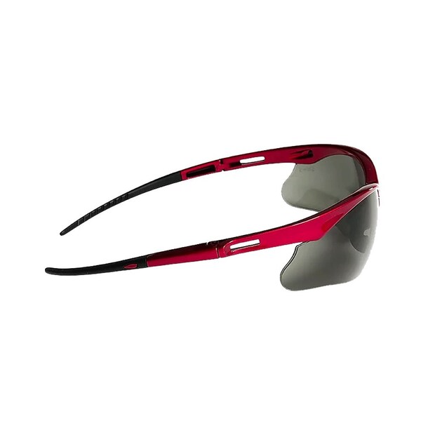 Jackson Safety Safety Glasses Anti-Scratch, Smoke Lens, Half-Frame - 50016