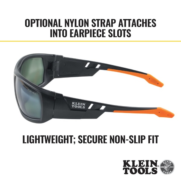 Klein Tools Professional Safety Glasses, Full Frame, Polarized Lens - 60539