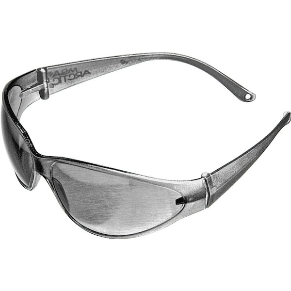 Msa Safety Safety Glasses, AntiScratch Lens, Polycarbonate Lens, Frameless Frame - 697514