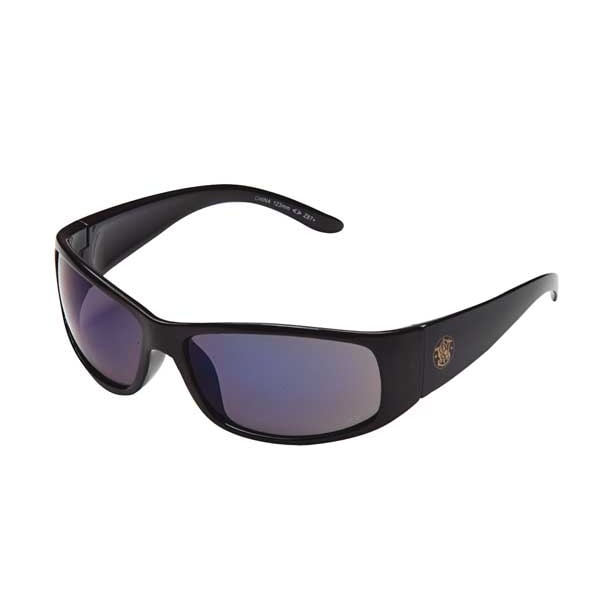 Smith & Wesson Elite, Safety Glasses Anti-Scratch, Blue Mirror Lens, Full-Frame, Wraparound - 21307