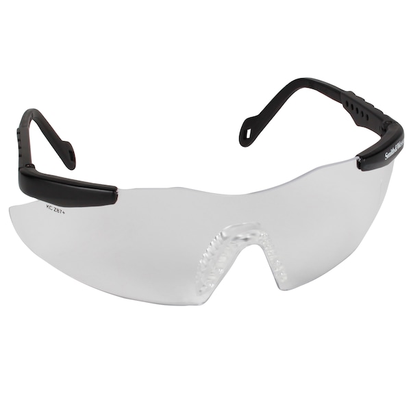 Smith & Wesson Magnum 3G, Safety Glasses Anti-Scratch, Clear Lens, Frameless, Wraparound - 19799