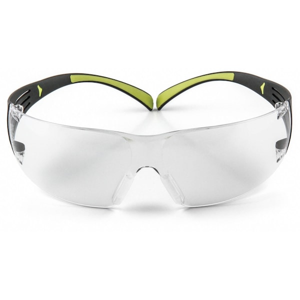 3M SecureFit Safety Glasses, 400 Series, Anti-Fog, Anti-Scratch, Frameless, Black Arm, Clear Lens - SF401AF