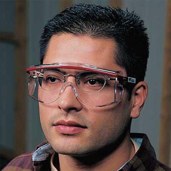 Honeywell Uvex Astrospec OTG 3001, Safety Glasses Anti-Fog, Clear Lens, Frameless, OTG - S2510C