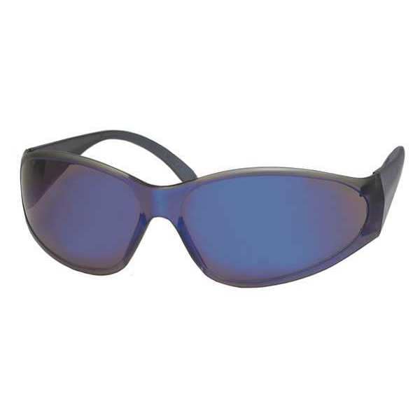 Deltaplus Boas, Safety Glasses Anti-Scratch, Blue Mirror Lens - 15287