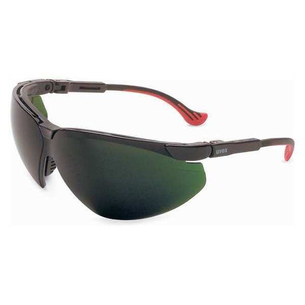 Honeywell Uvex Genesis XC, Safety Glasses Anti-Fog, Hydrophilic, Hydrophobic, Anti-Scratch, Shade 5.0 Lens - S3307HS