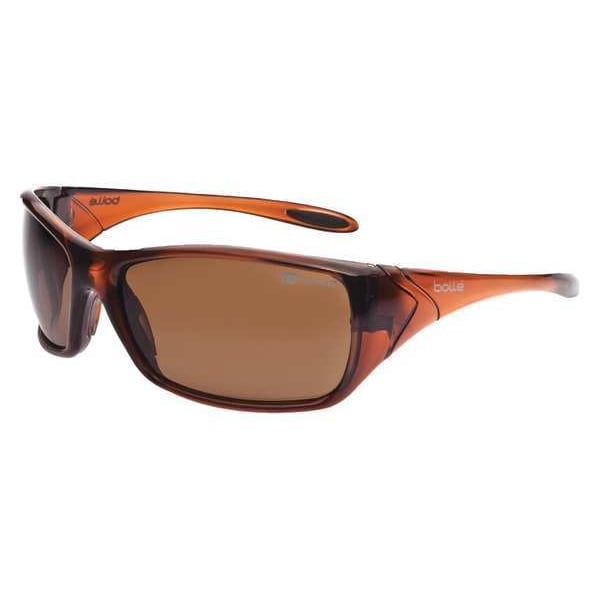 Bolle Safety Voodoo, Safety Glasses Anti-Fog &  Anti-Scratch, Amber Lens, Full-Frame, Wraparound - 40153