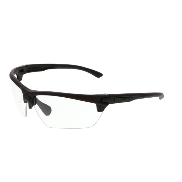 Mcr Safety Safety Glasses, Clear Anti-Fog Lens, Black - T12310P
