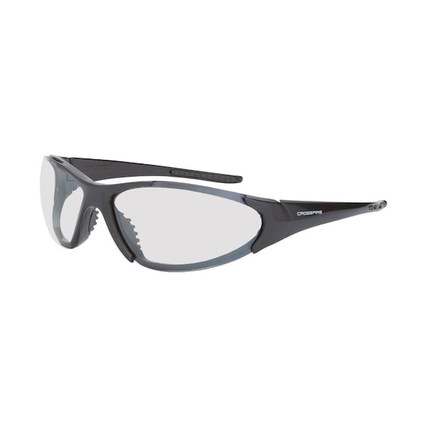 Crossfire Polarized Safety Glasses, Wraparound I/O Polycarbonate Lens, Scratch-Resistant,  - 18615