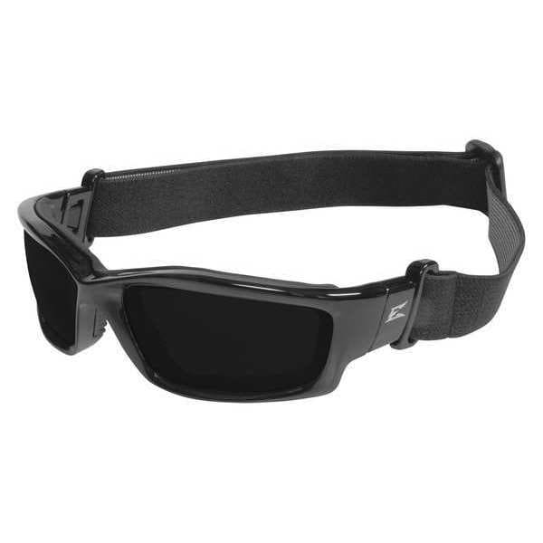 Edge Eyewear Kazbek Conversion Kit Vapor Shield, Safety Glasses Anti-Scratch, Gray Lens, Full-Frame, Wraparound - SK116-SP