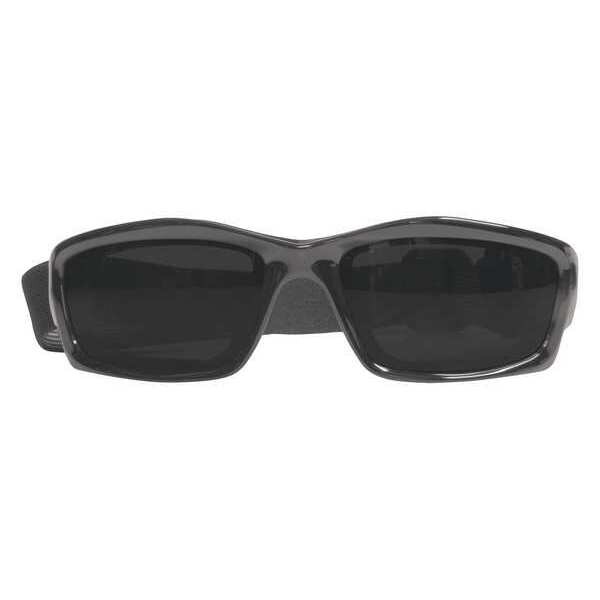 Edge Eyewear Kazbek Conversion Kit Vapor Shield, Safety Glasses Anti-Scratch, Gray Lens, Full-Frame, Wraparound - SK116-SP