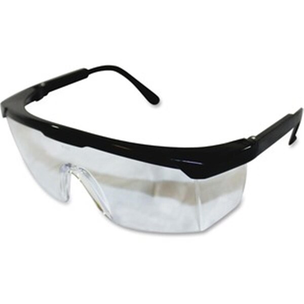Seleccione Adjustable Single Lens Safety Eyewear, Black & Clear - SE3200484