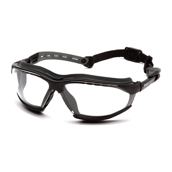 Pyramex Isotope, Safety Glasses Anti-Fog &  Anti-Scratch, Clear Lens, Full-Frame - GB9410STM