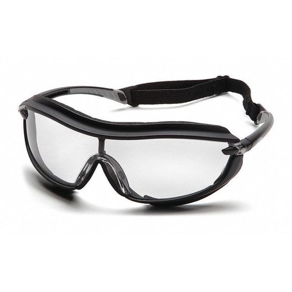 Pyramex XS3 PLUS, Safety Glasses Anti-Fog &  Anti-Scratch, Clear Lens, Full-Frame - SB4610STP