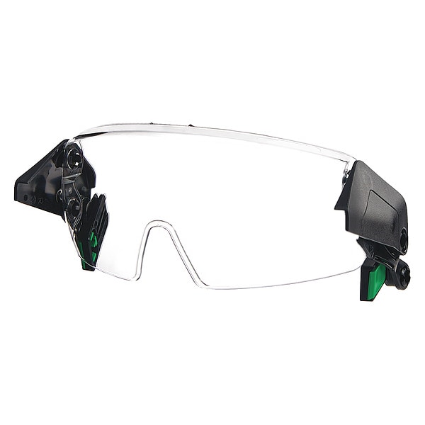 Msa Safety Half-Face Spectacle, Clear Visor, Polycarbonate, Anti-Fog, Anti-Scratch Lens - 10194820