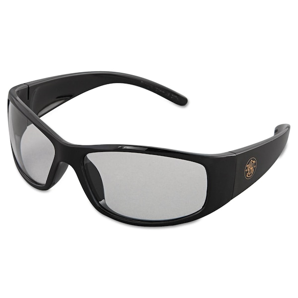 Smith & Wesson Safety Glasses Anti-Fog &  Anti-Scratch, Clear Lens, Wraparound - 21302