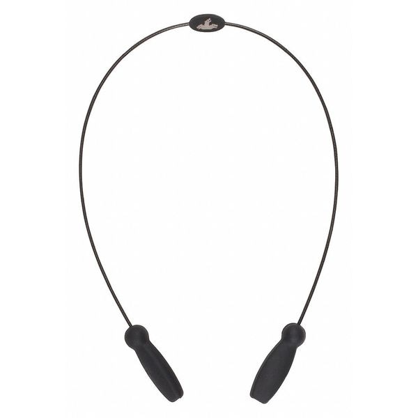 Mcr Safety Eyewear Retainer, Black, Slip On, 14" L, SS - 223