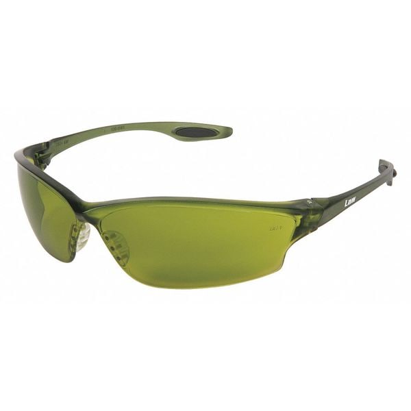 Mcr Safety Law 2, Welding Safety Glasses Anti-Scratch, Shade 2.0 Lens, Half-Frame, Wraparound - LW2120