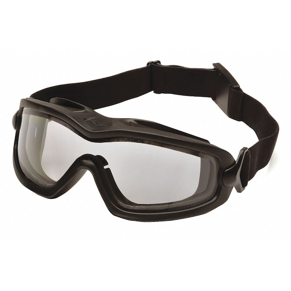 Pyramex Safety Goggles, V2G Plus Series, Anti-Fog, Anti-Static, Scratch-Resistant, Clear Lens - GB6410SDT