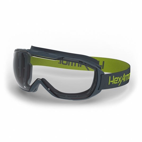 Hexarmor MX500, Safety Glasses Anti-Fog &  Anti-Scratch, Clear Lens, Full-Frame, Goggle - 12-12001-02