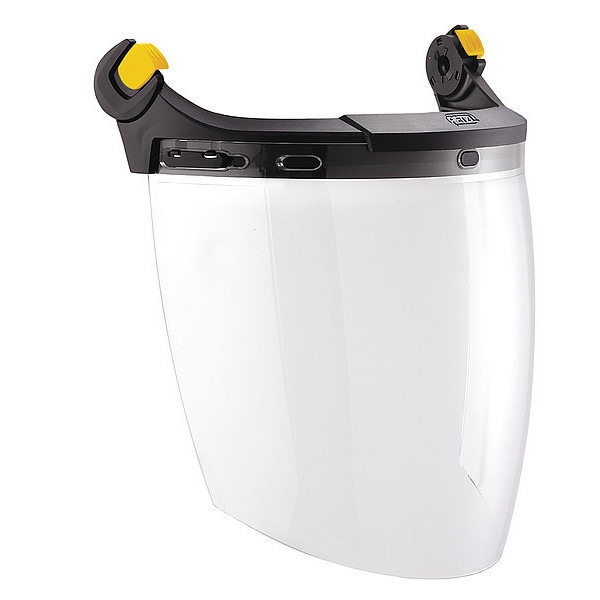 Petzl Face Shield Visor, Clear Visor, 9" Height, Anti-Fog ; Anti-Scratch Lens - A014AA00