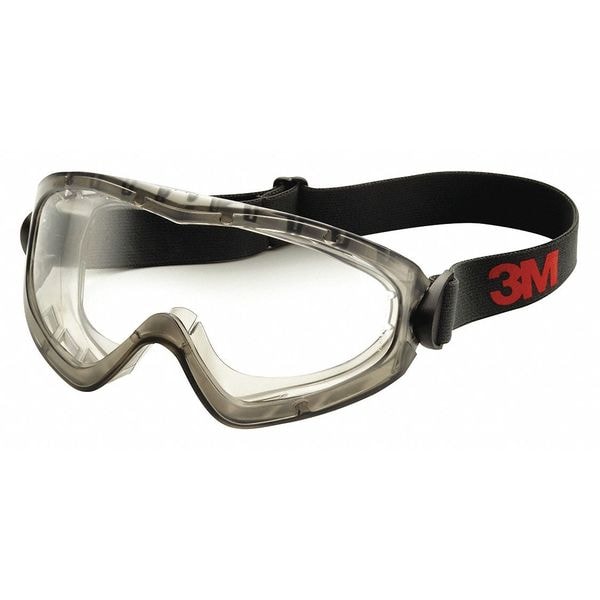 3M Protective Goggles, Anti-Fog, Clear Lens, D3, D4, D5 ANSI/Dust Splash Rating, Non-Vented Venting - GG2891S-SGAF