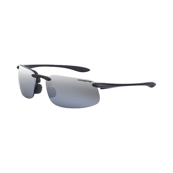 Crossfire ES4, Safety Glasses Anti-Scratch, Polarized, Silver Mirror POL Lens - 21427