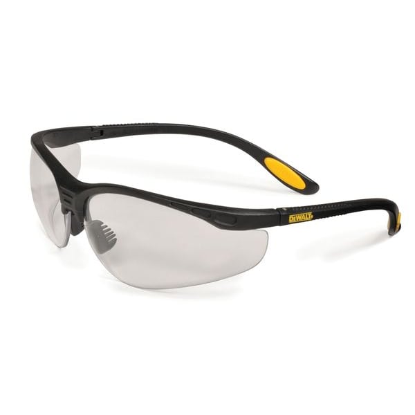 Dewalt Reinforcer, Safety Glasses Anti-Scratch, Clear Lens, Full-Frame, Wraparound - DPG58-11D