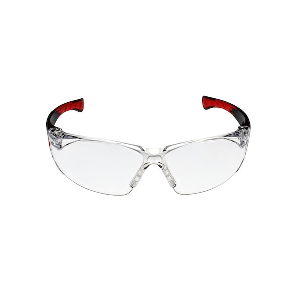 Radians Safety Glasses, Wraparound Clear Polycarbonate Lens, Uncoated,  - OBL1-10