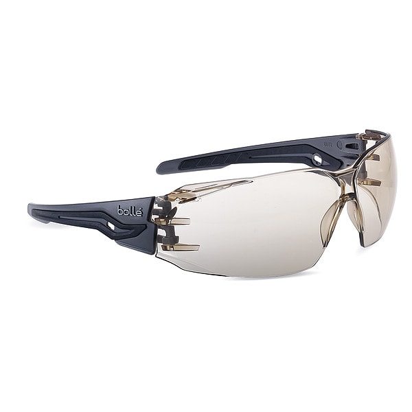 Bolle Safety SILEX, Safety Glasses Anti-Fog, Anti-Static & Anti-Scratch, Amber Lens, Frameless, Wraparound - SILEXCSP