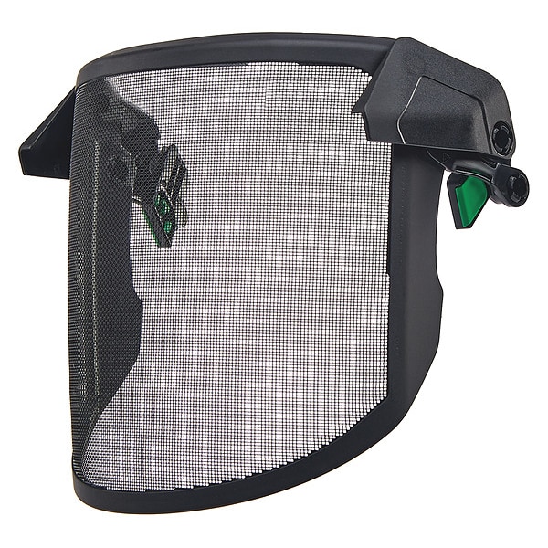 Msa Safety Faceshield Visor, Clear Visor, Steel, Anti-Fog ; Anti-Scratch Lens - 10194819