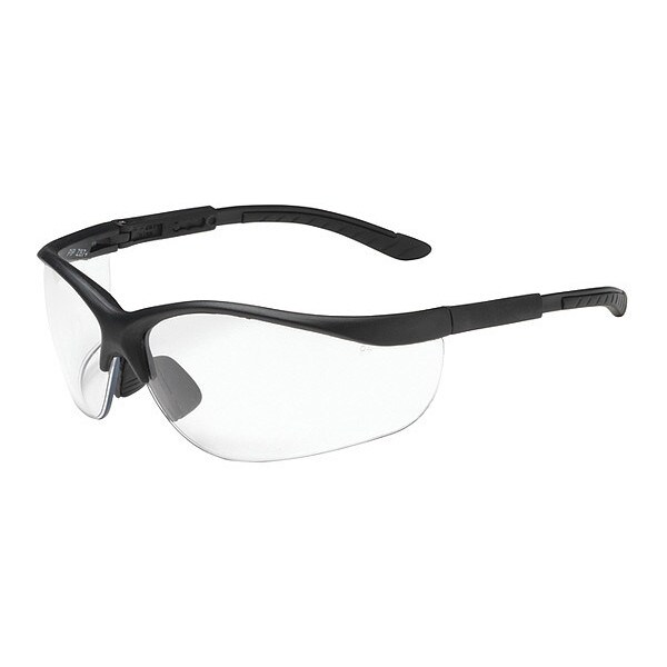 Bouton Optical HI-VOLTAGE AC, Safety Glasses Anti-Scratch, Clear Lens, Half-Frame - 250-21-0400