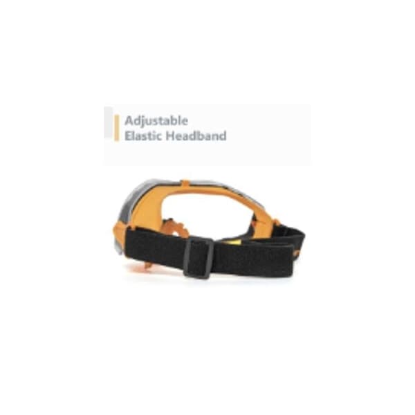 Powertec Safety Goggles, Scratch Proof UV Protection, Clear Anti-fog, Chemical Splash Protective Eyewear - 71563N