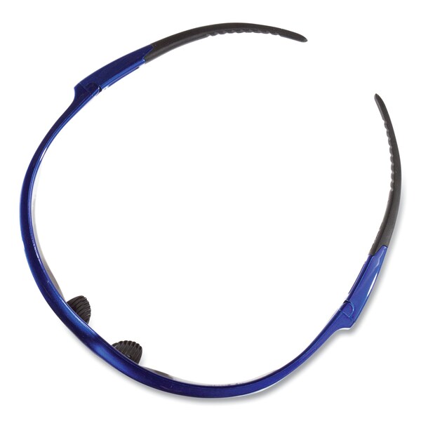 Kleenguard Nemesis Safety Glasses, Metallic Blue Frame, Smoke Lens, 12PK - KCC47387