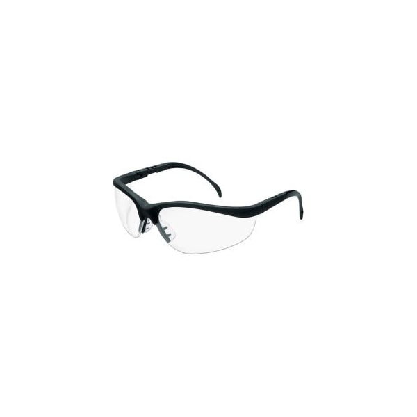 Ors Nasco Klondike Safety Glasses, Matte Black Frame, Clear Lens - KD110AF