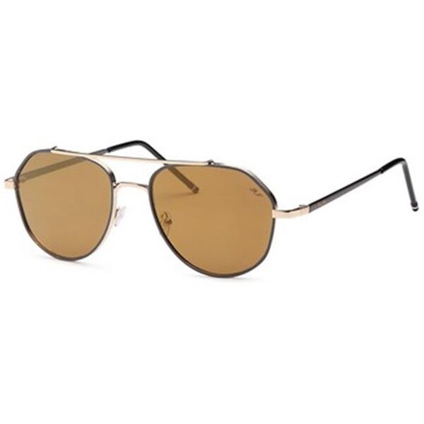 Mia Nova Mia Nova MN2017-121 BROWN Aviator Style Sunglasses; Brown - MN2017-121 BROWN