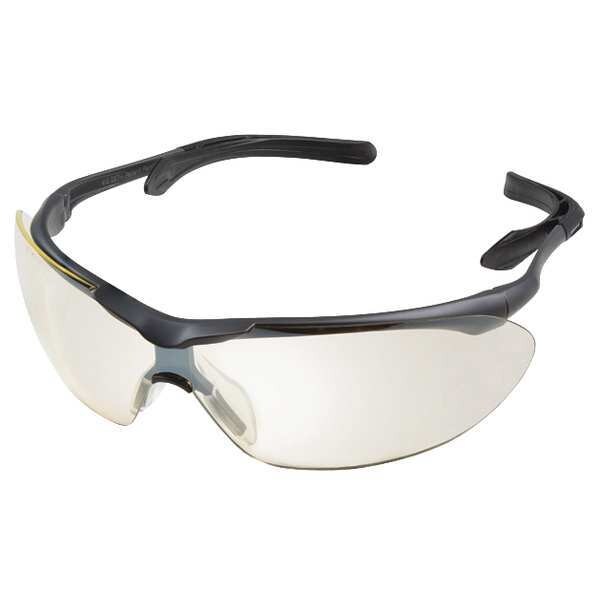 Gateway Safety Flight, Safety Glasses Anti-Scratch, Clear Mirror Lens, Half-Frame, Wraparound - 35GY0M