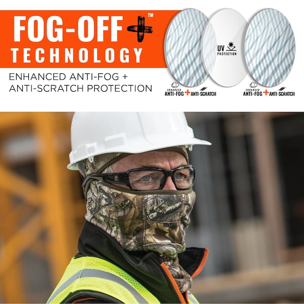 Ergodyne Safety Glasses, Indoor/Outdoor Matte Black Frame - THOR-AFAS